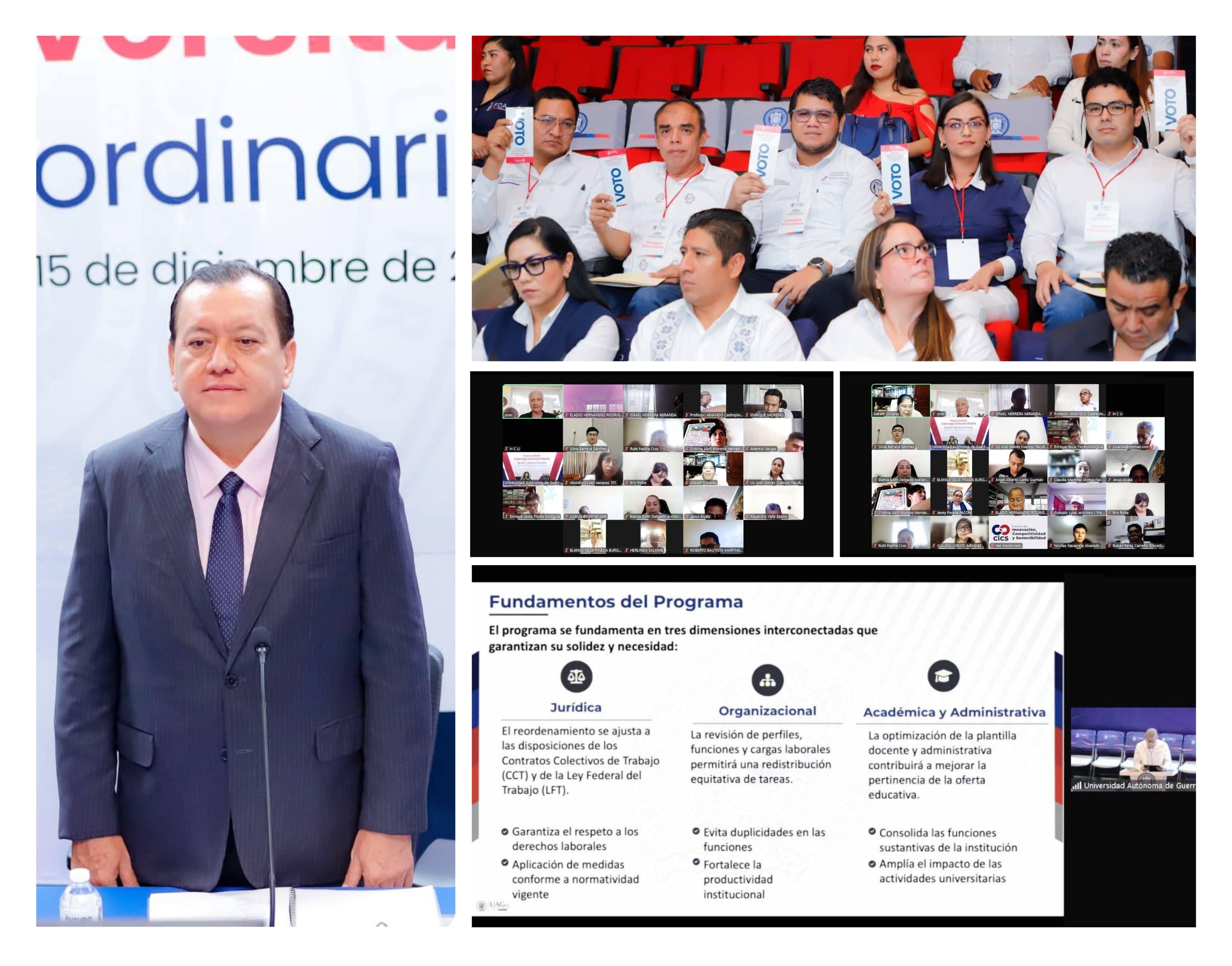 EL H. CONSEJO UNIVERSITARIO DE LA UAGRO APRUEBA REGLAMENTOS CLAVE Y NUEVOS PROGRAMAS EDUCATIVOS EN SESIÓN EXTRAORDINARIA